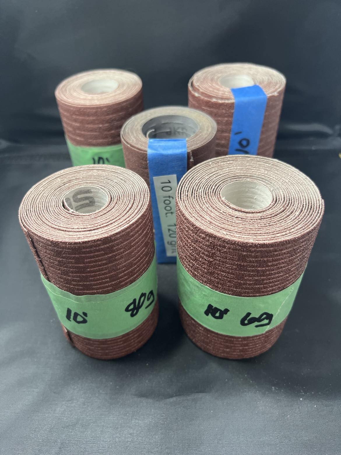 Split rolls Sandpaper